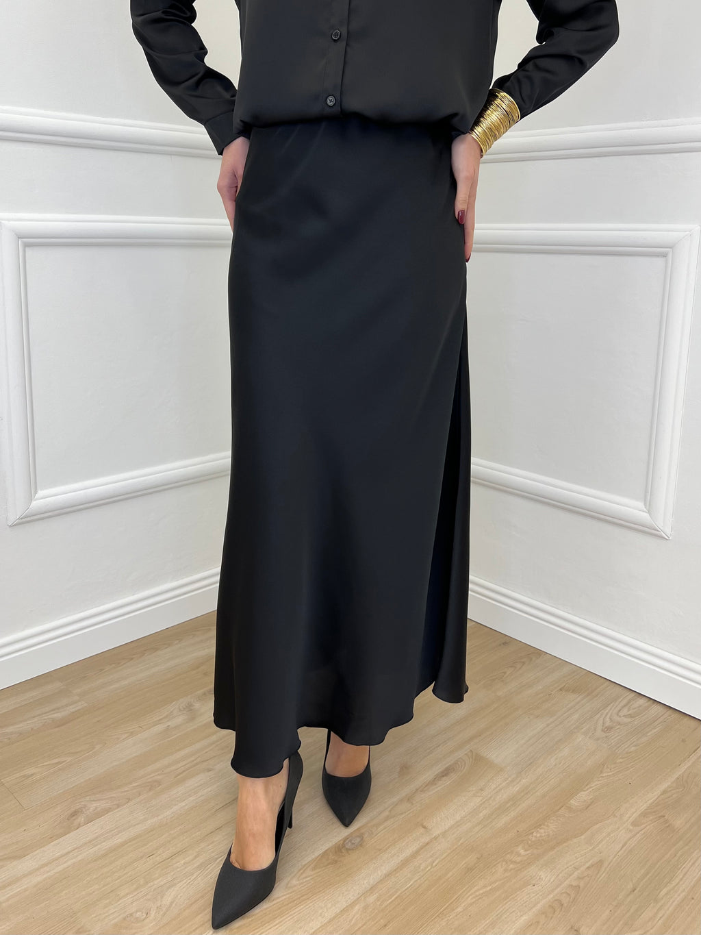 Gonna Satin 2236 Nero