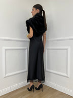 Stola Pelliccia 88825 Nero