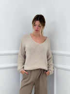 Maglia Alpaca Scollo V 24103