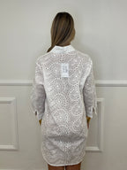 Maxi Camicia Sangallo 18004 Bianco
