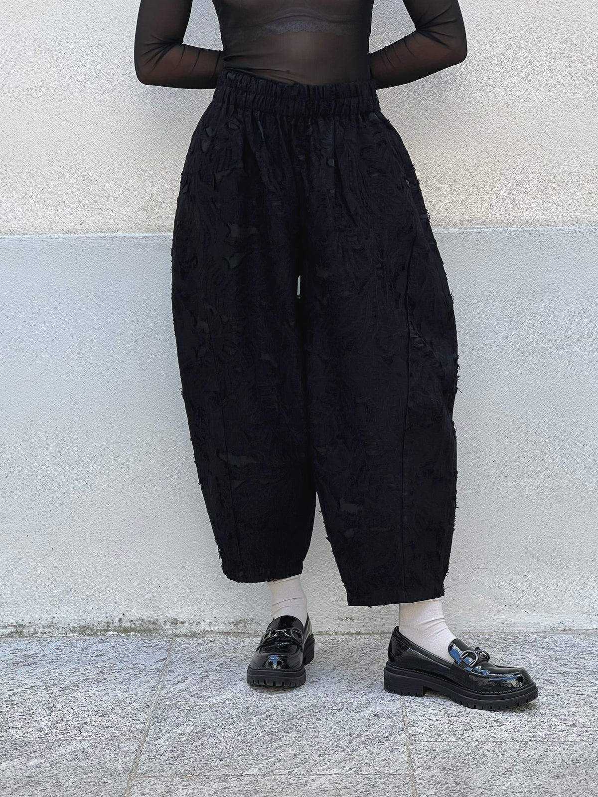 Pantalone Balloon Devorè 168660 Nero