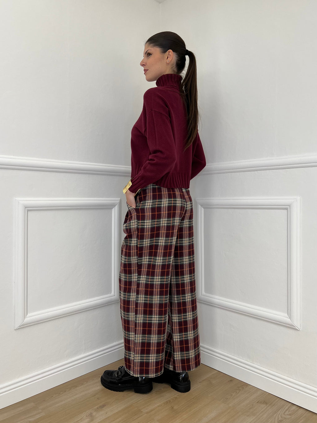 Pantalone Galles 2723 Burgundy