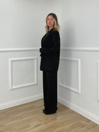 Blazer Doppiopetto Oversize 2412 Nero
