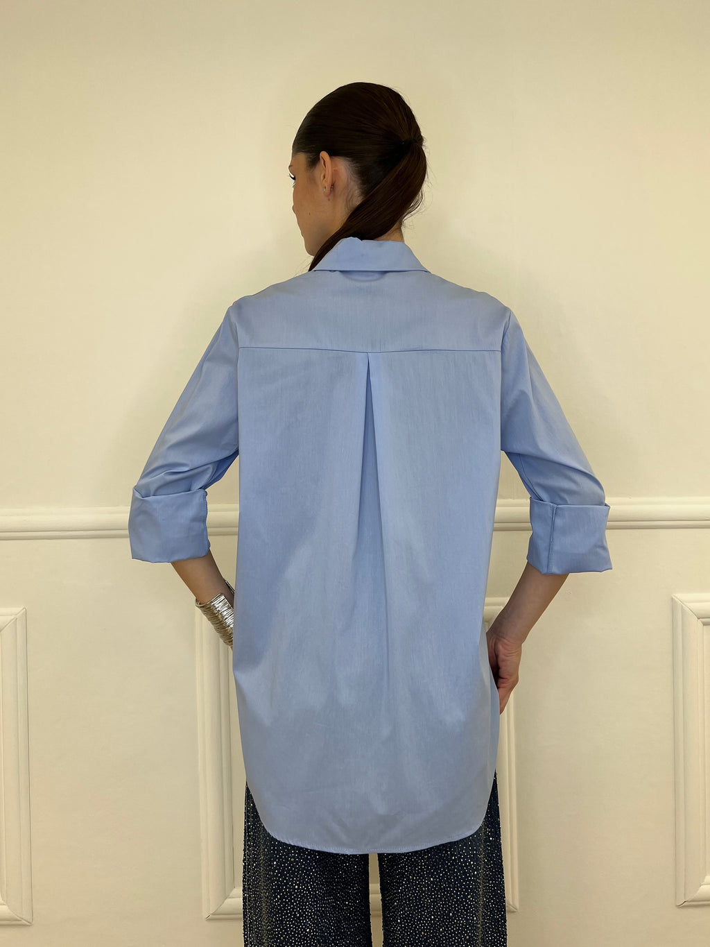 Camicia Over 50320 Azzurro