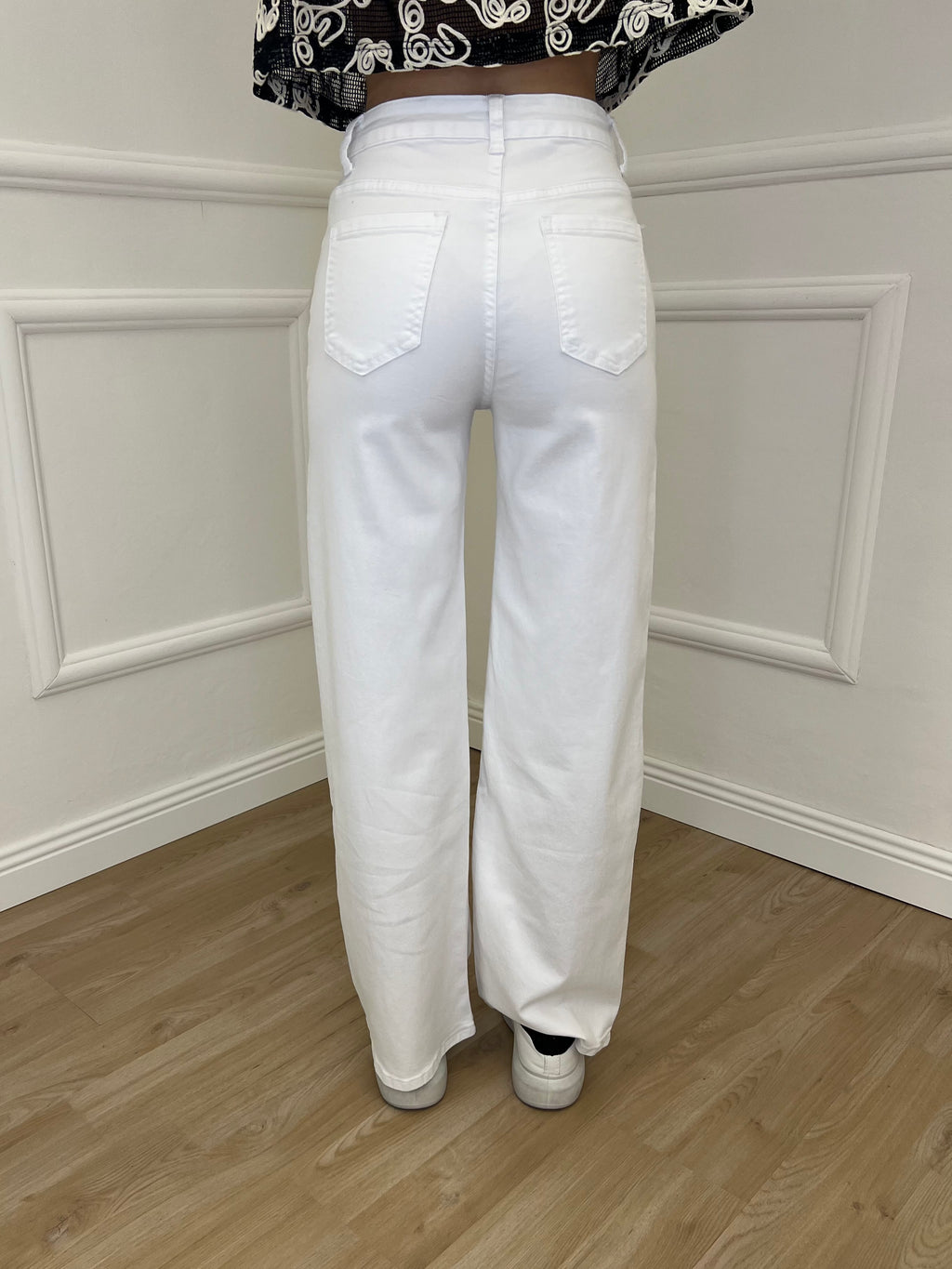Jeans Straight Fit 2208 Bianco