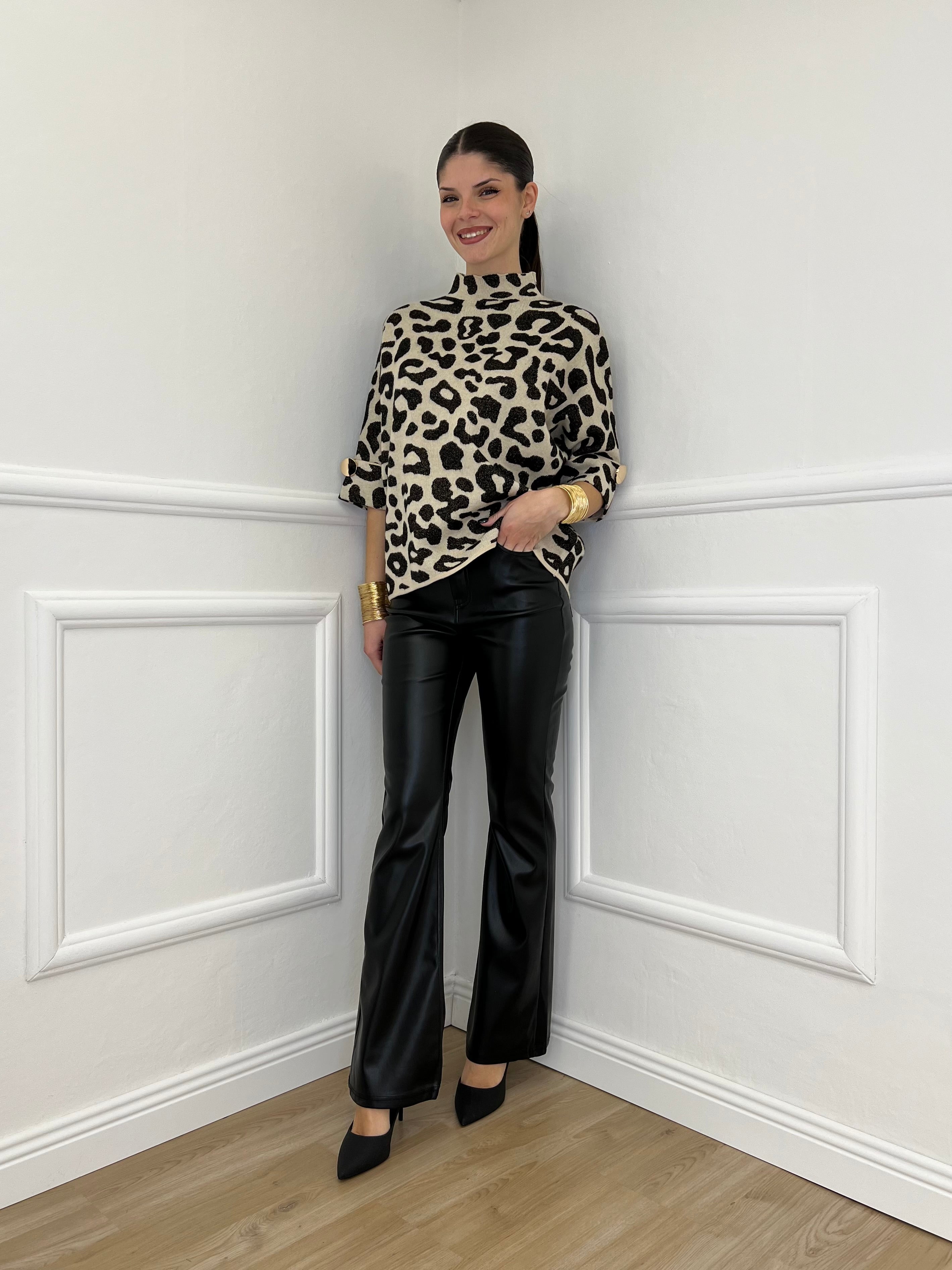 Maglia Animalier Bottoni Y2205