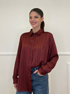 Camicia Satin Strop 4962584 Burgundy