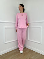 Tuta Over Girocollo 19143 Rosa