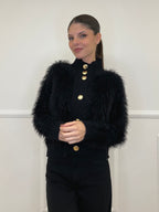 Cardigan Fluffy 3061 Nero