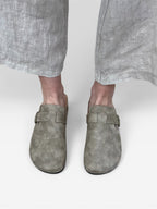 Sabot Clogs Scamosciato HE23160 Khaki