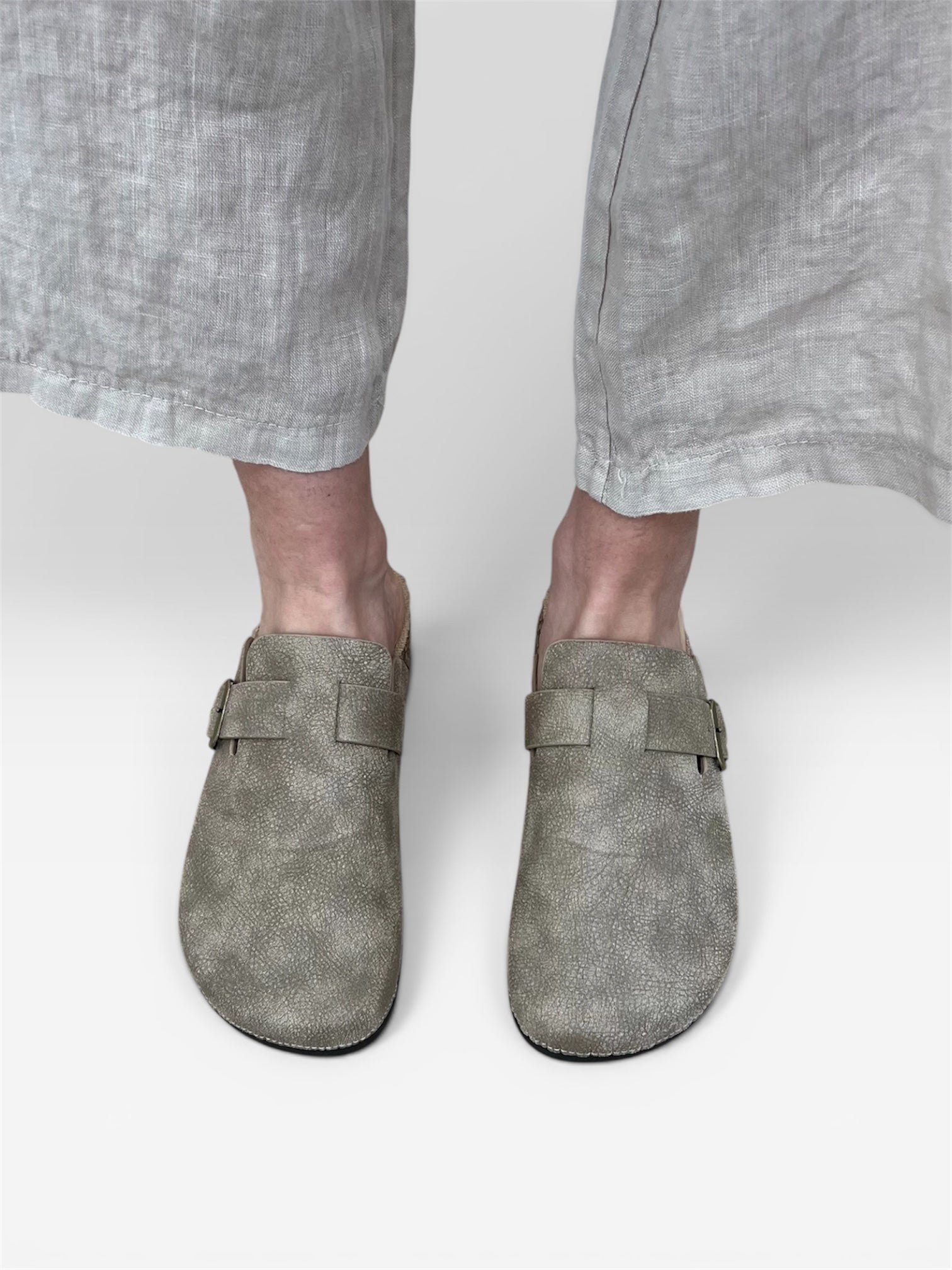 Sabot Clogs Scamosciato HE23160 Khaki