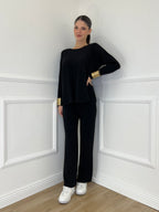 Completo Girocollo 24043 Nero