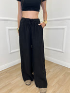 Pantalone Palazzo Lino I586 Nero