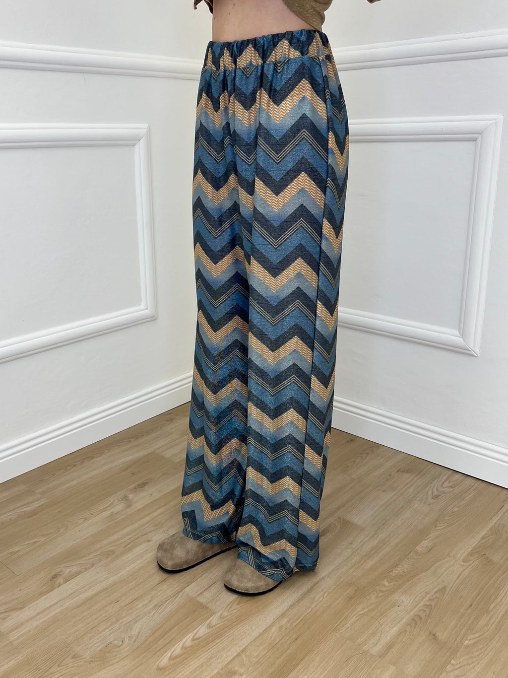 Pantalone Lurex Chevron 1795 Ottanio
