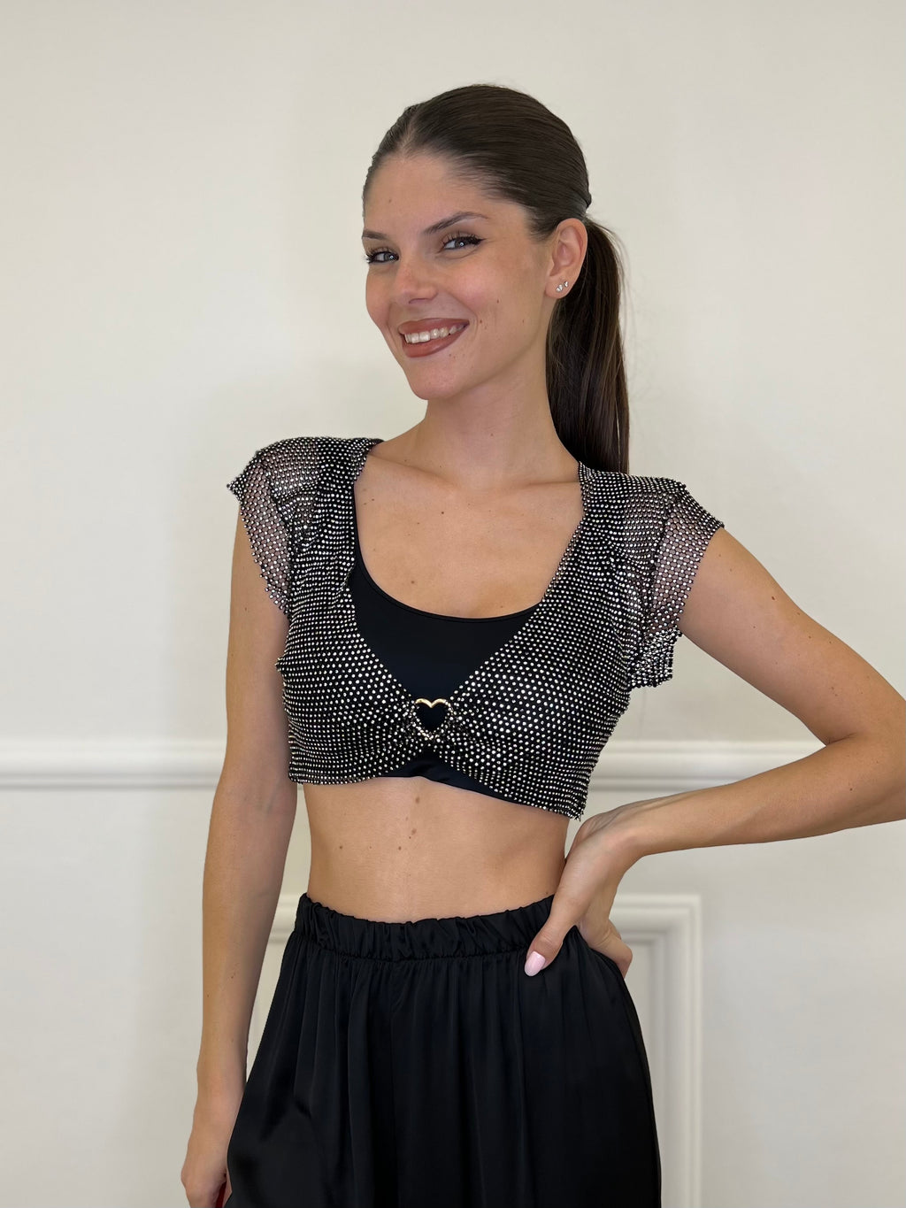 Top Rete Strass 5021 - Bazar Abbigliamento
