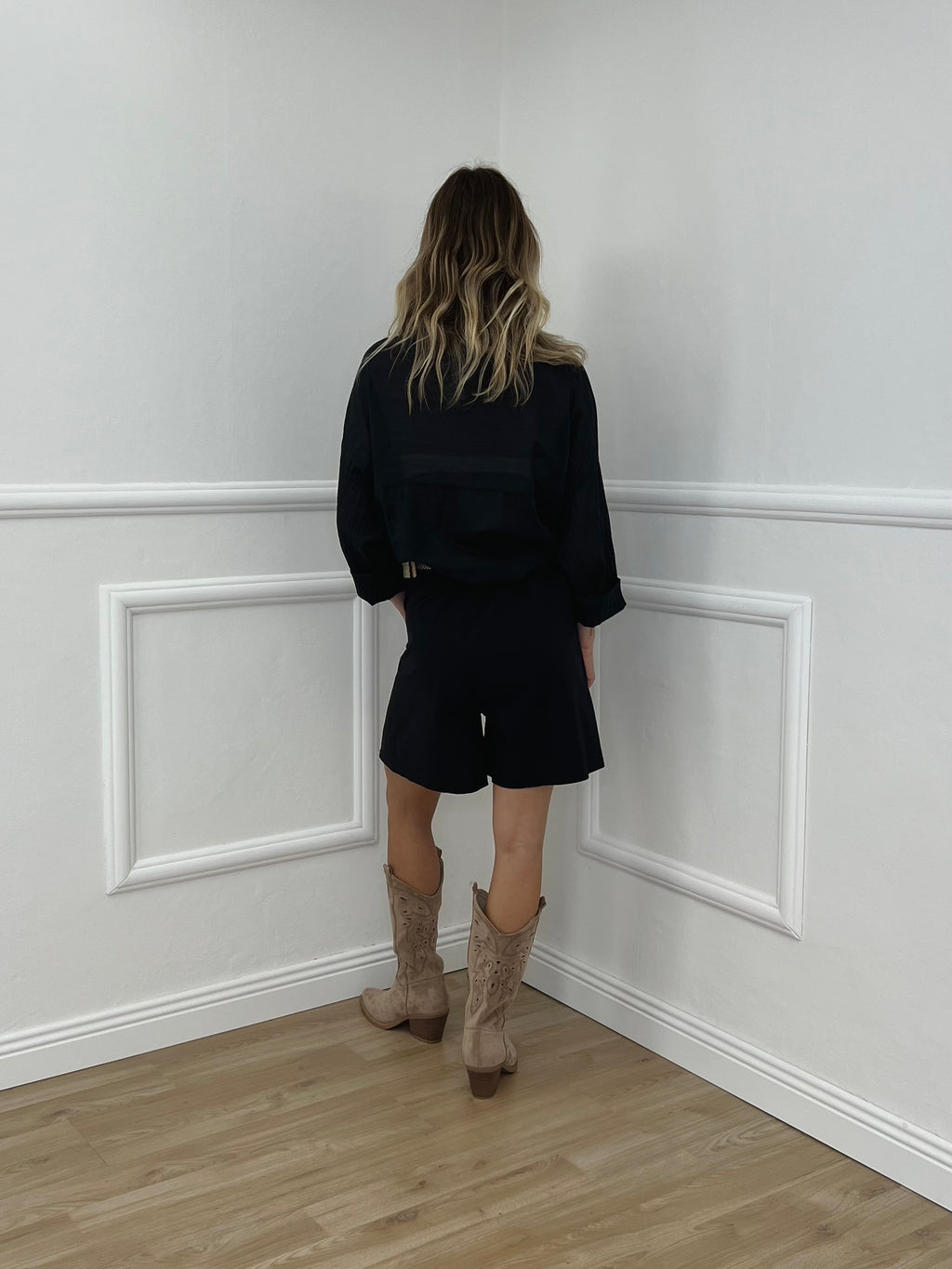 Camicia Over Soft 6040 Nero