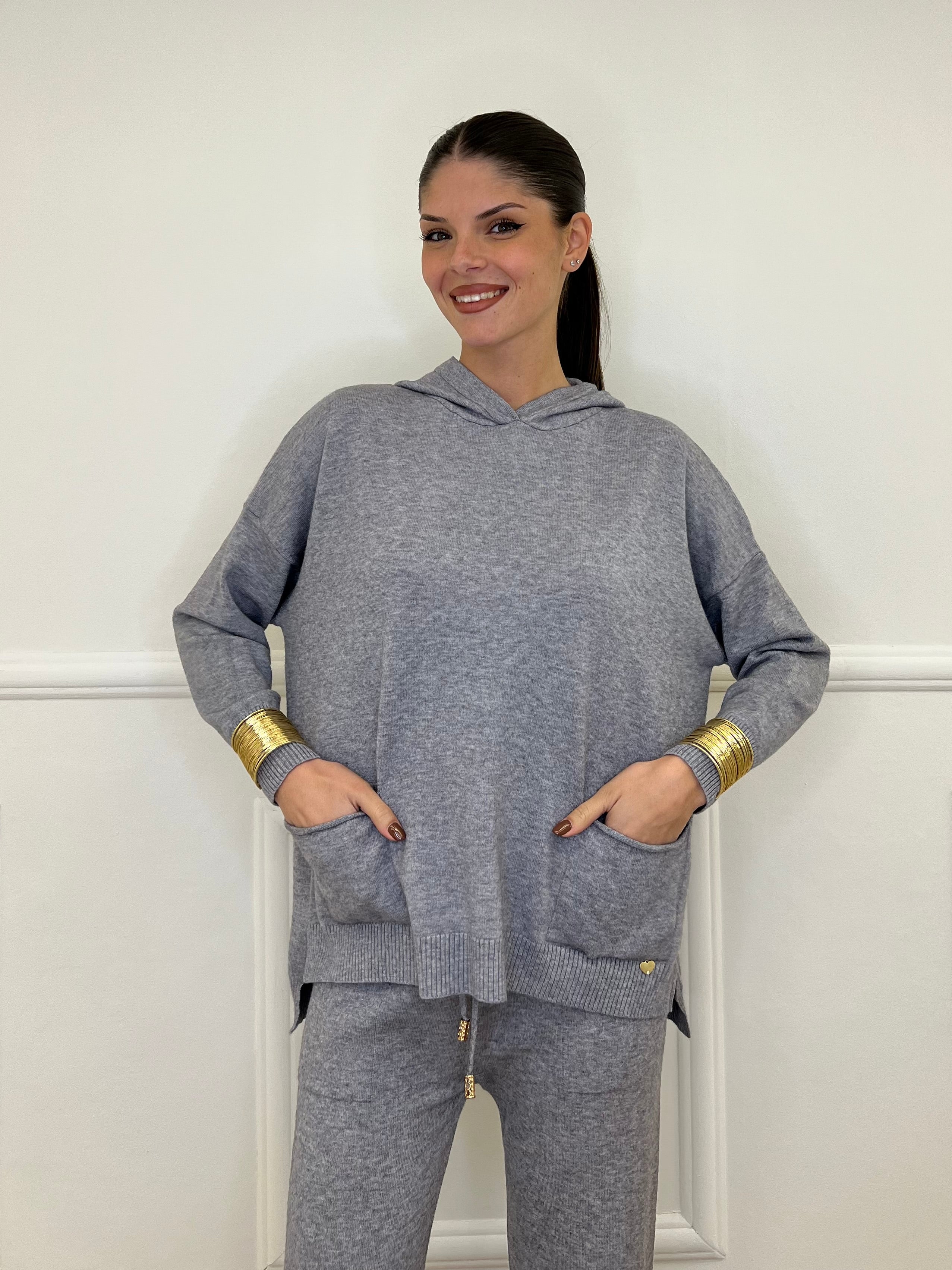 Completo Cappuccio 60592 Grigio