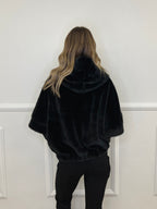 Pelliccia Maniche 3/4 Zip 25199 Nero