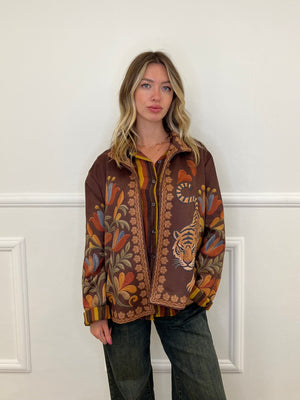 Giacca Suzani Tigre L6763 Marrone