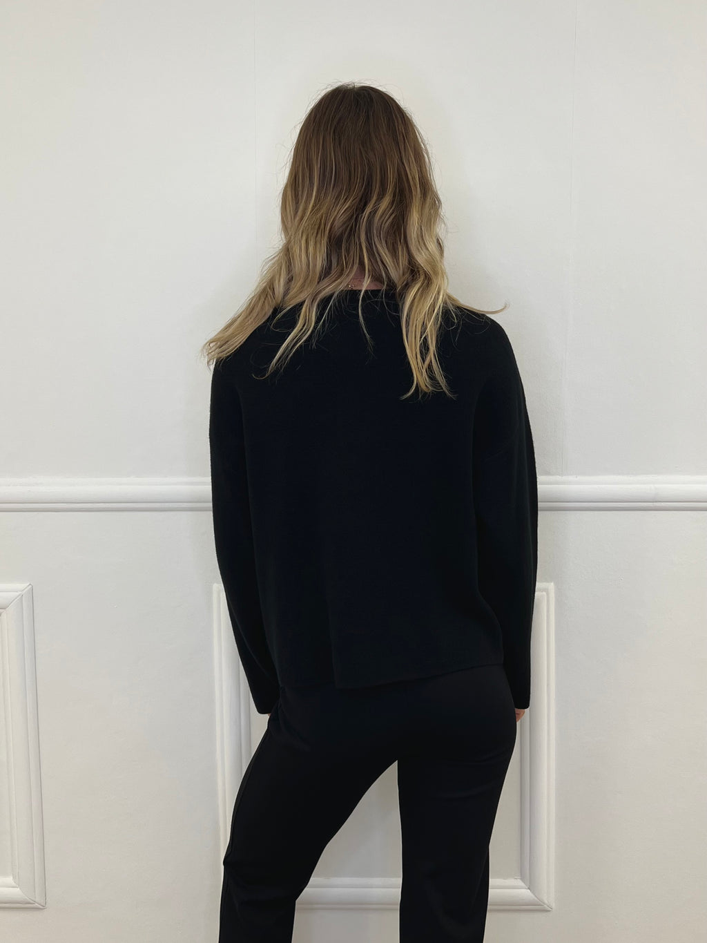 Cardigan Coreana Bottoni 7370 Nero