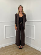 Blazer Interno Maculato 25623 Marrone