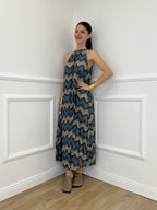 Abito Lurex Chevron 1372 Ottanio