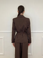 Tailleur con Fiocco 570851 Moro