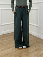 Pantalone Corduroy Cintura 27998 Verde