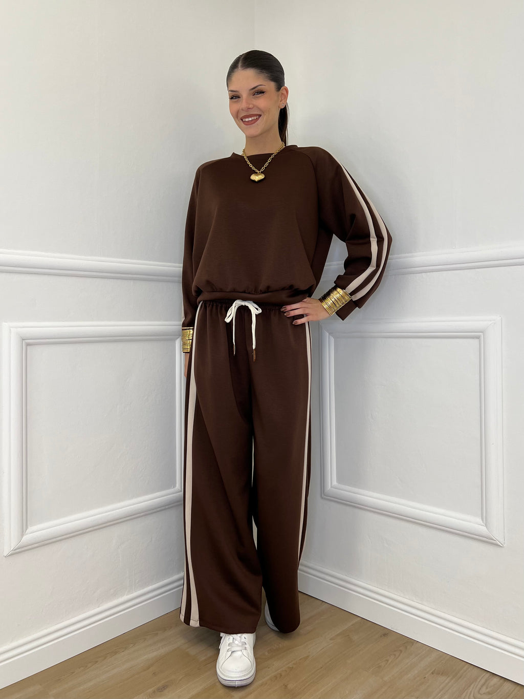 Tuta Bande 7937 Marrone