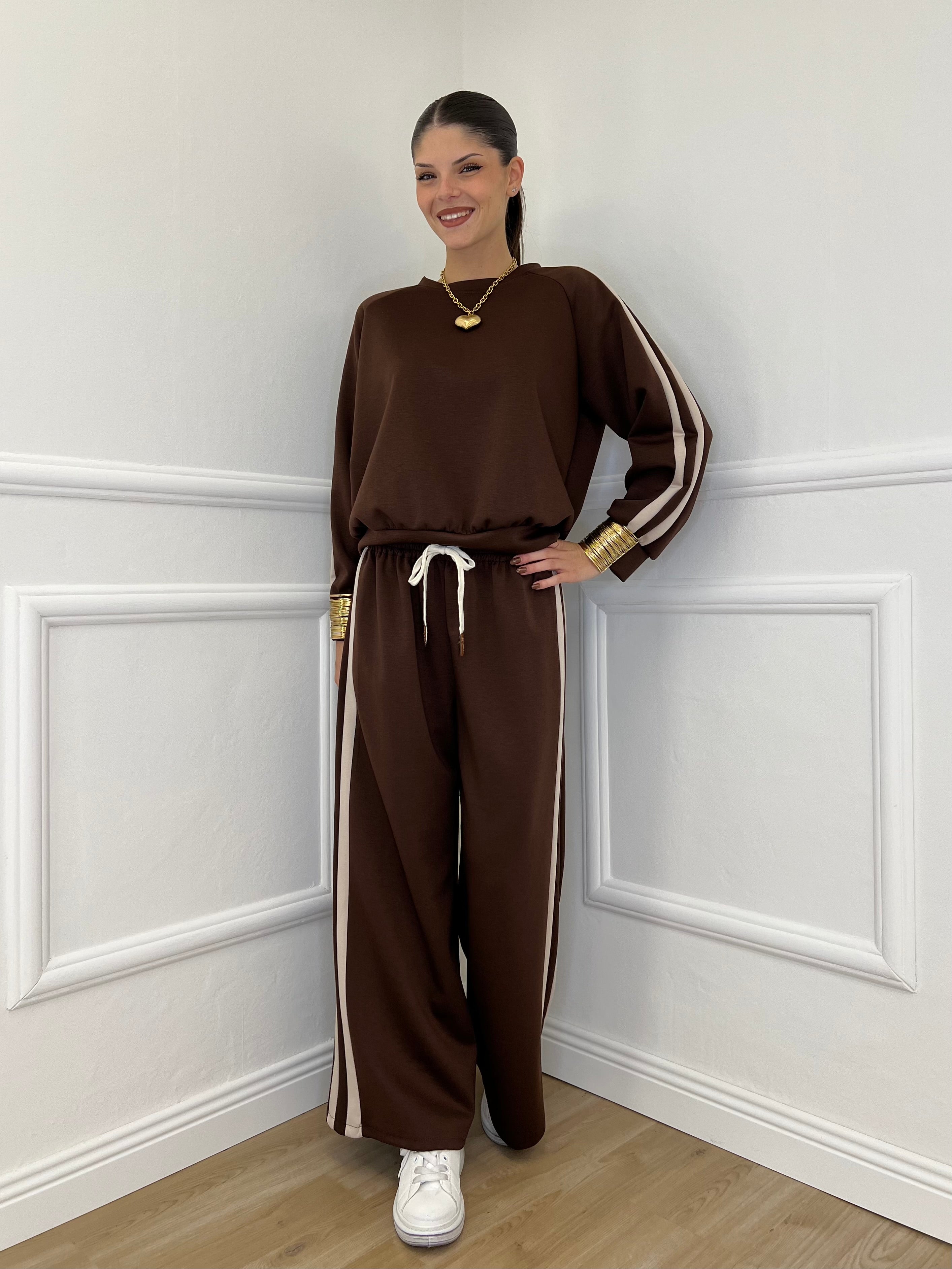 Tuta Bande 7937 Marrone