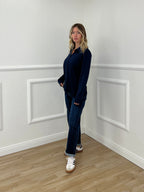 Jeans Mom Fit 9316 Blu