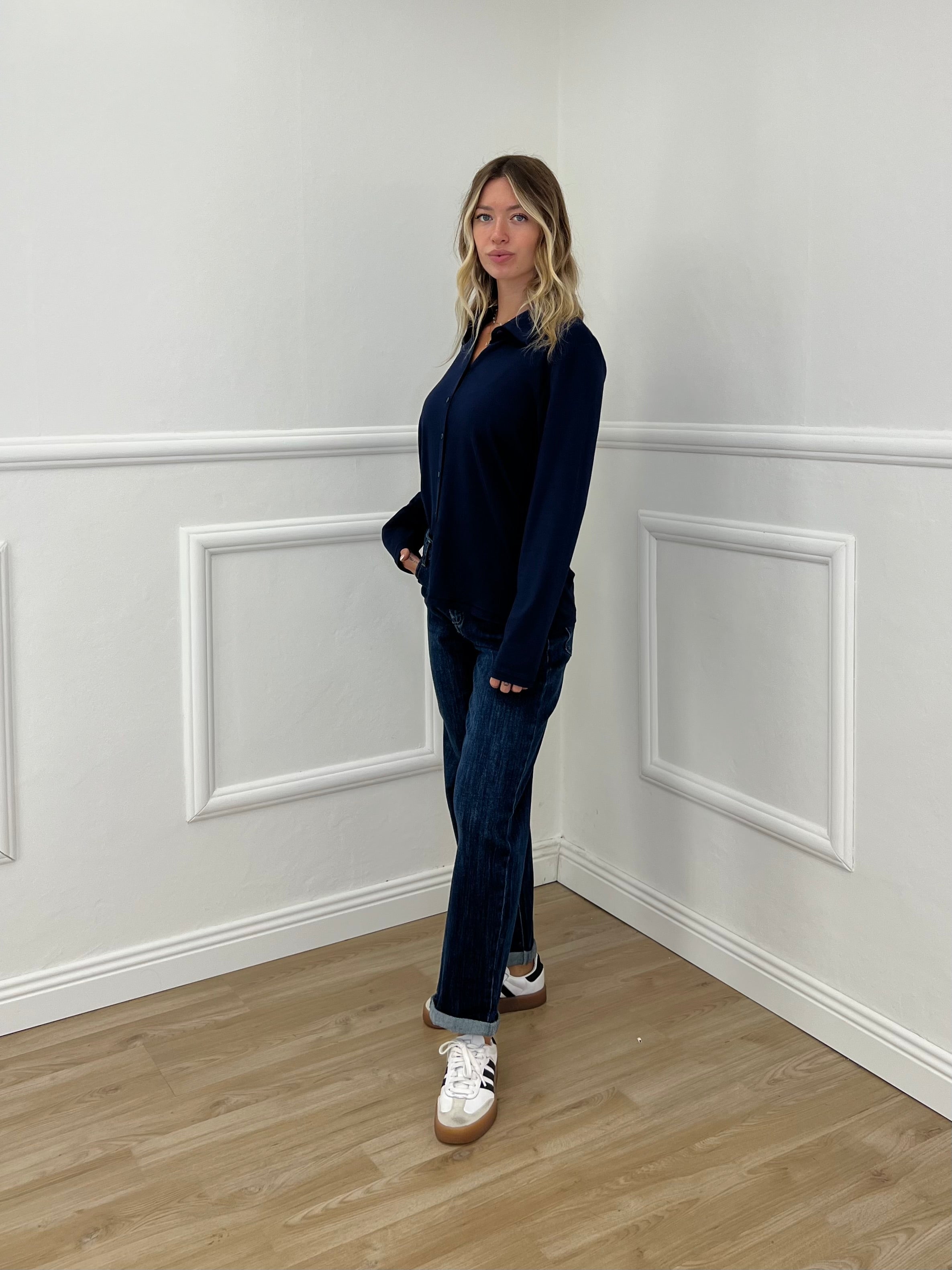 Jeans Mom Fit 9316 Blu