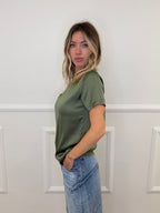 T-shirt In Raso 5055 Verde