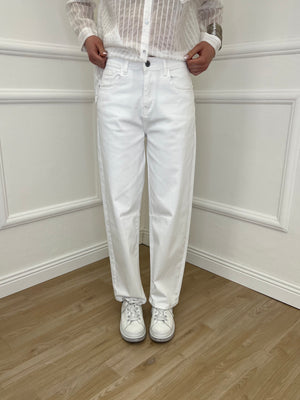 Jeans Balloon Slim 8059 Bianco