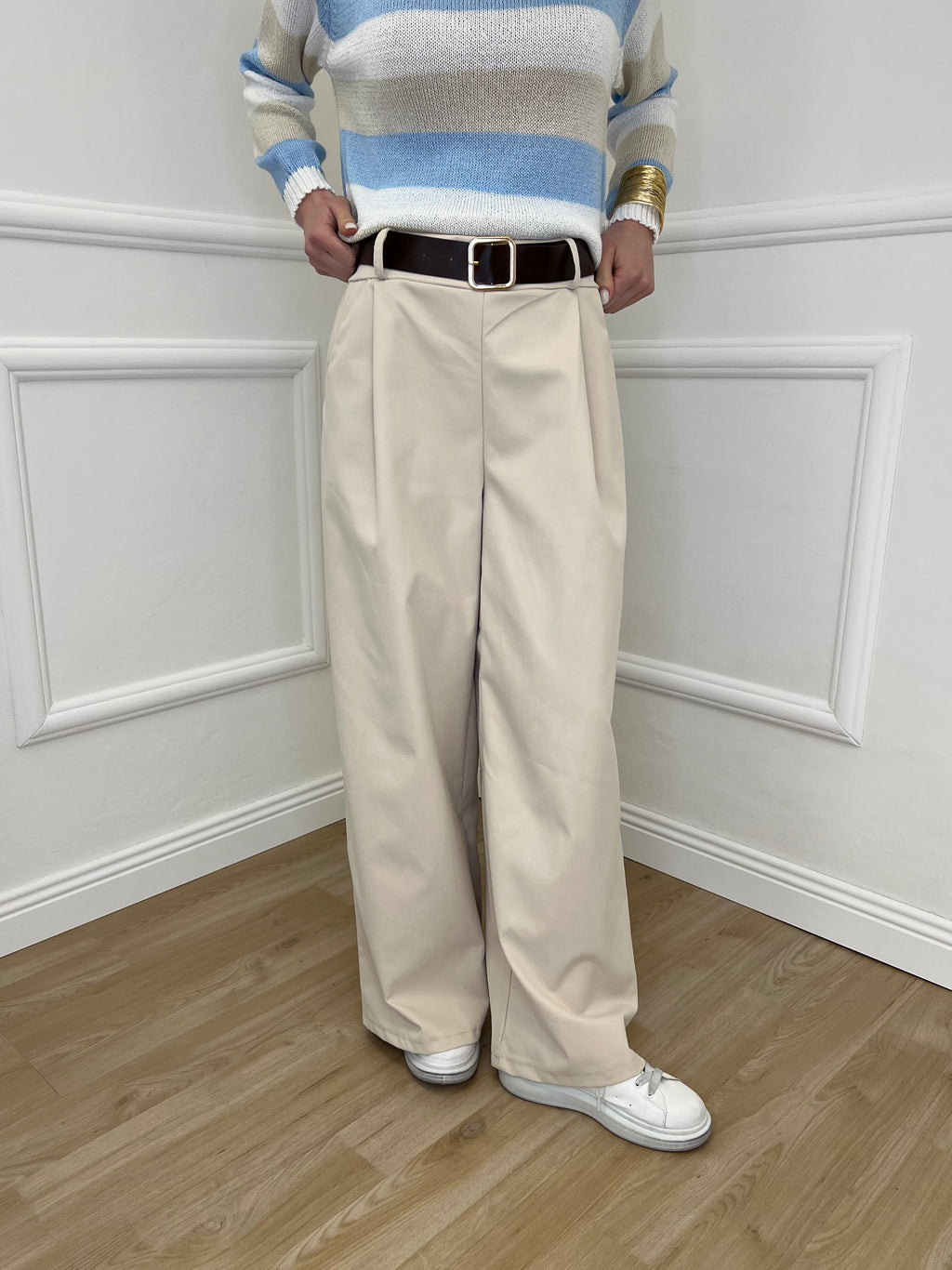 Pantalone Twill 1358 Panna