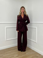 Blazer Over Fiocco 6769 Burgundy