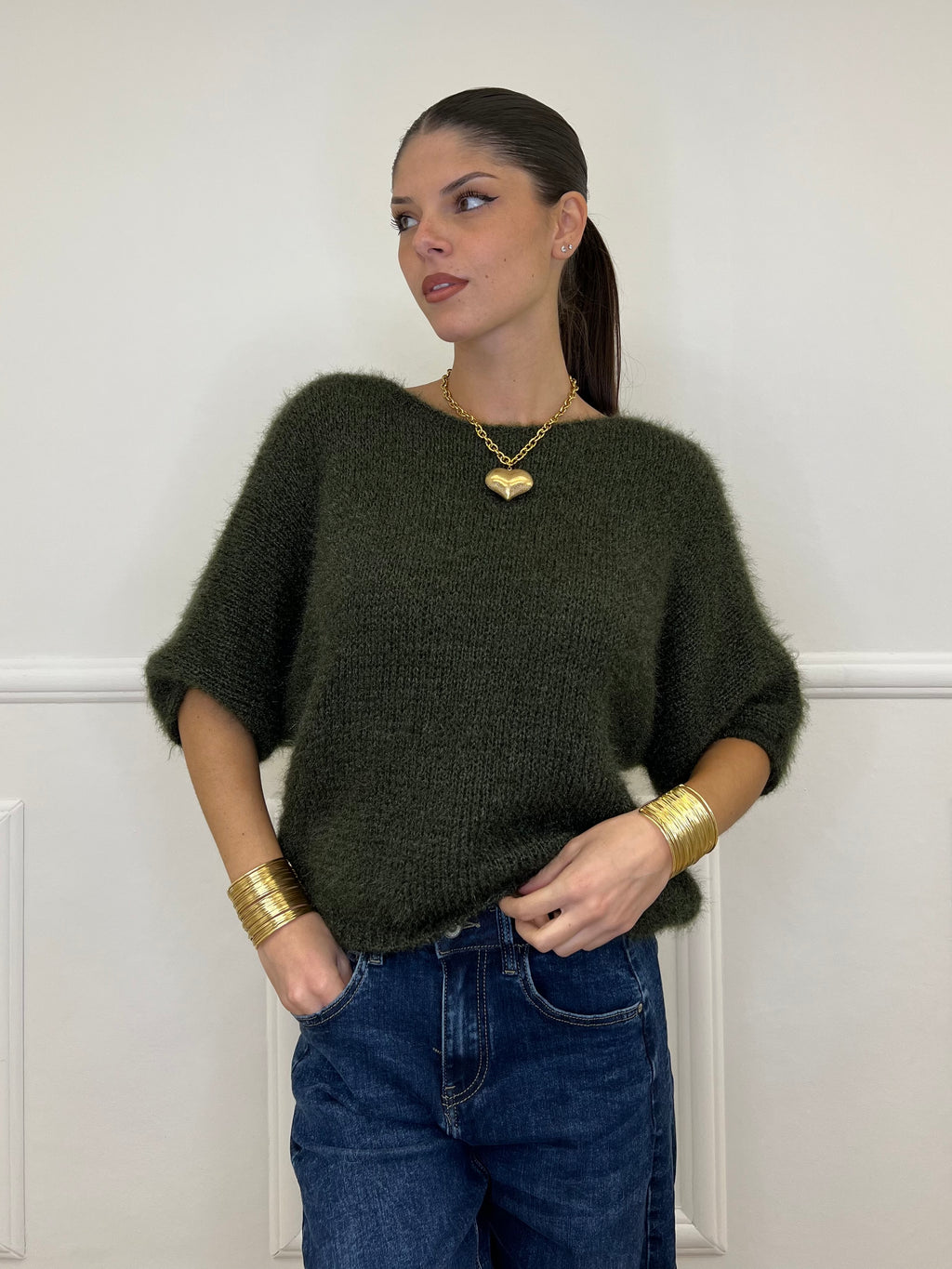 Maglia Mohair 911 Verde