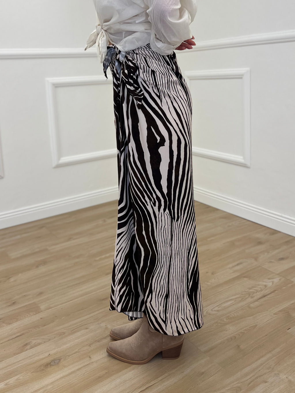 Gonna Pareo Zebra 199-765 Marrone