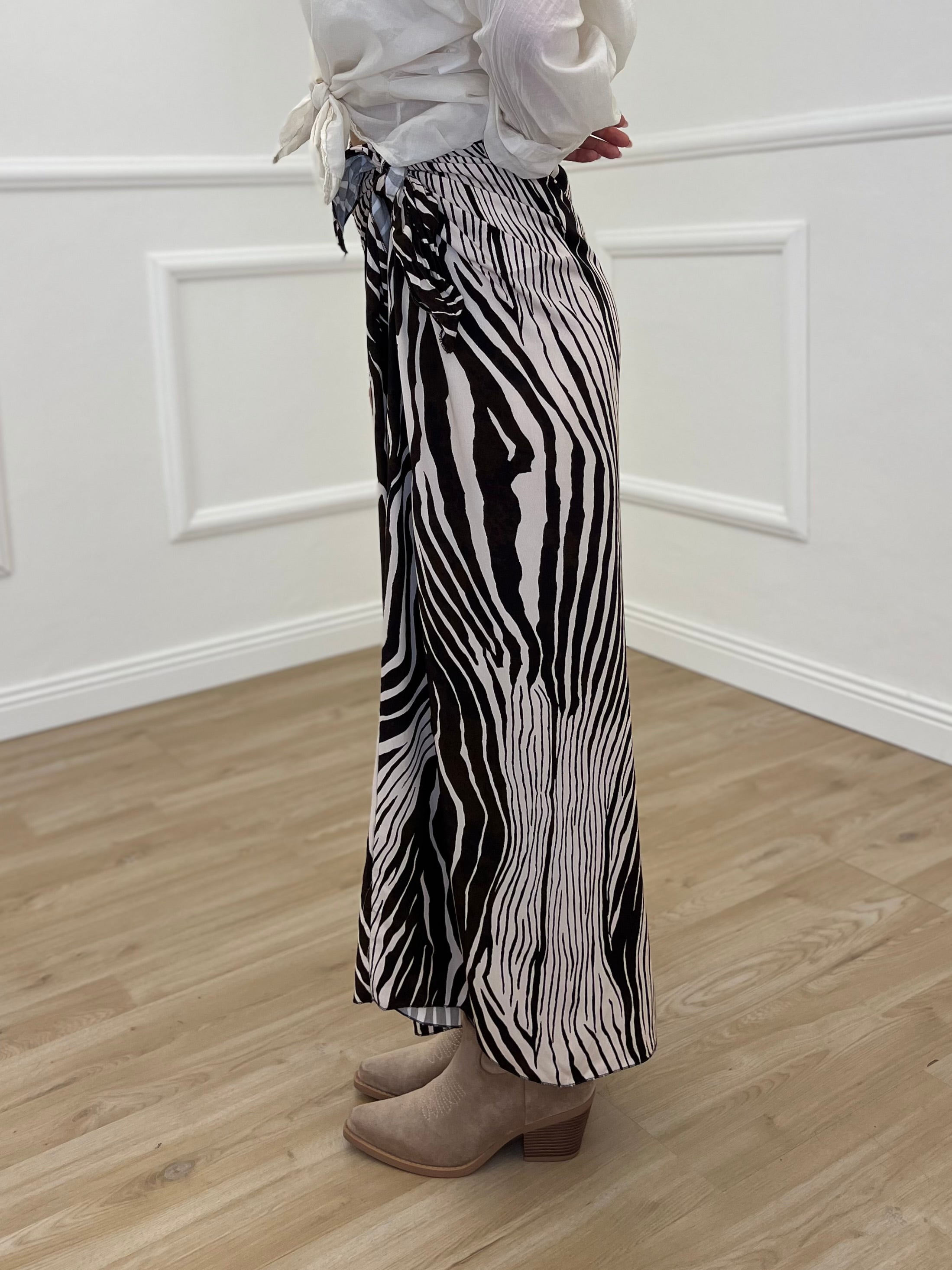 Gonna Pareo Zebra 199-765 Marrone