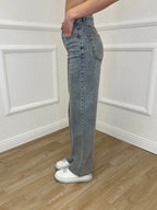 Jeans Strass Stonewash 5052 Azzurro