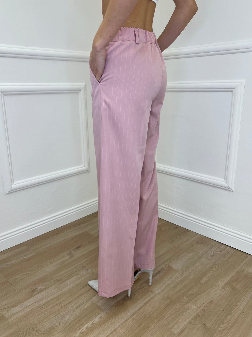 Tailleur Gessato G27636 Rosa