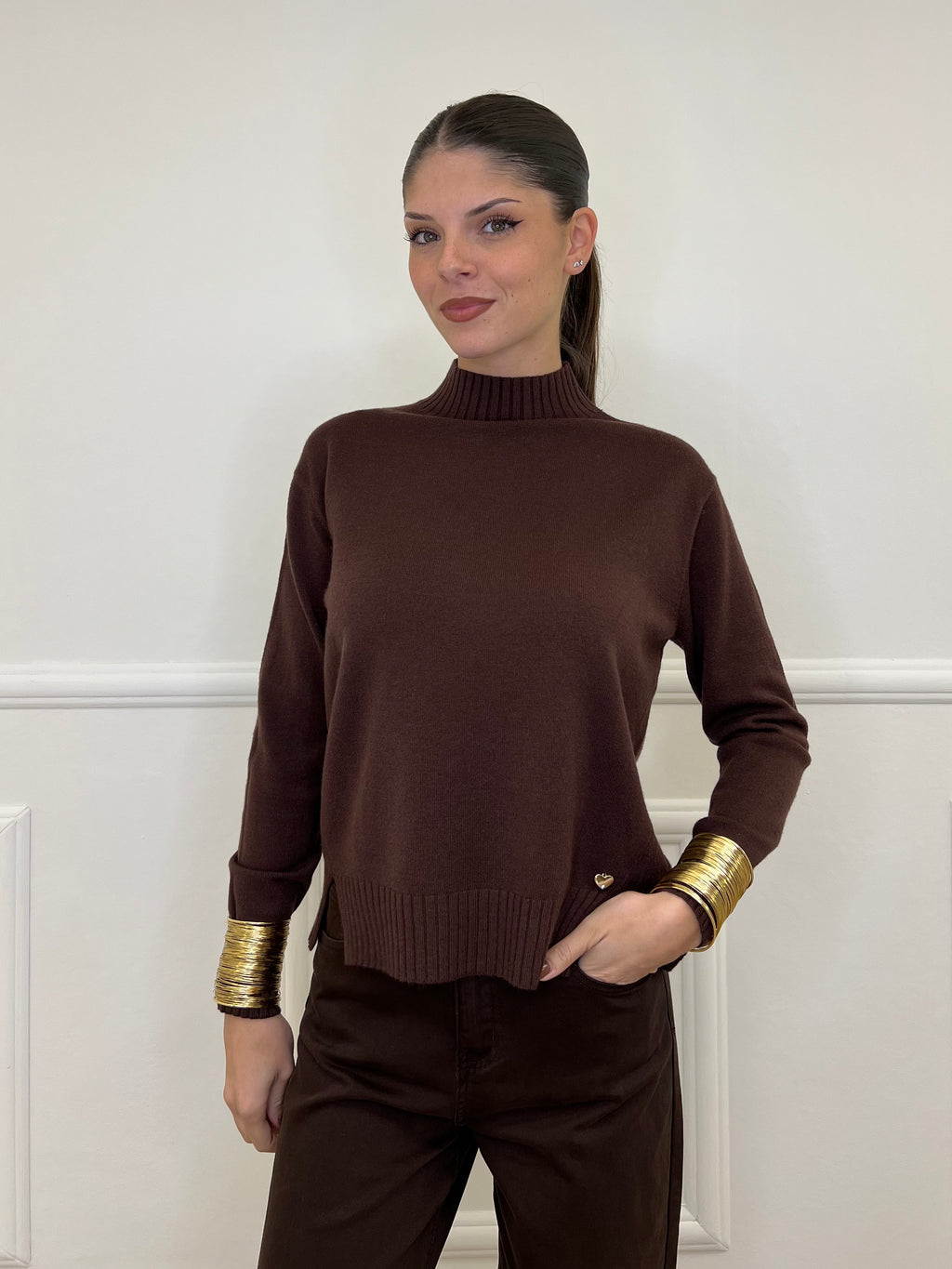 Lupetto Spacchetti 26000 Moro