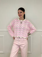 Maglia Traforata Ondine 10514 Rosa