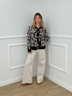Cardigan Coreana Maculato 1907 Marrone