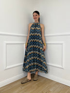 Abito Lurex Chevron 1372 Ottanio