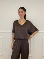 Completo Fluido Satin Con Lurex 061-062 Moro