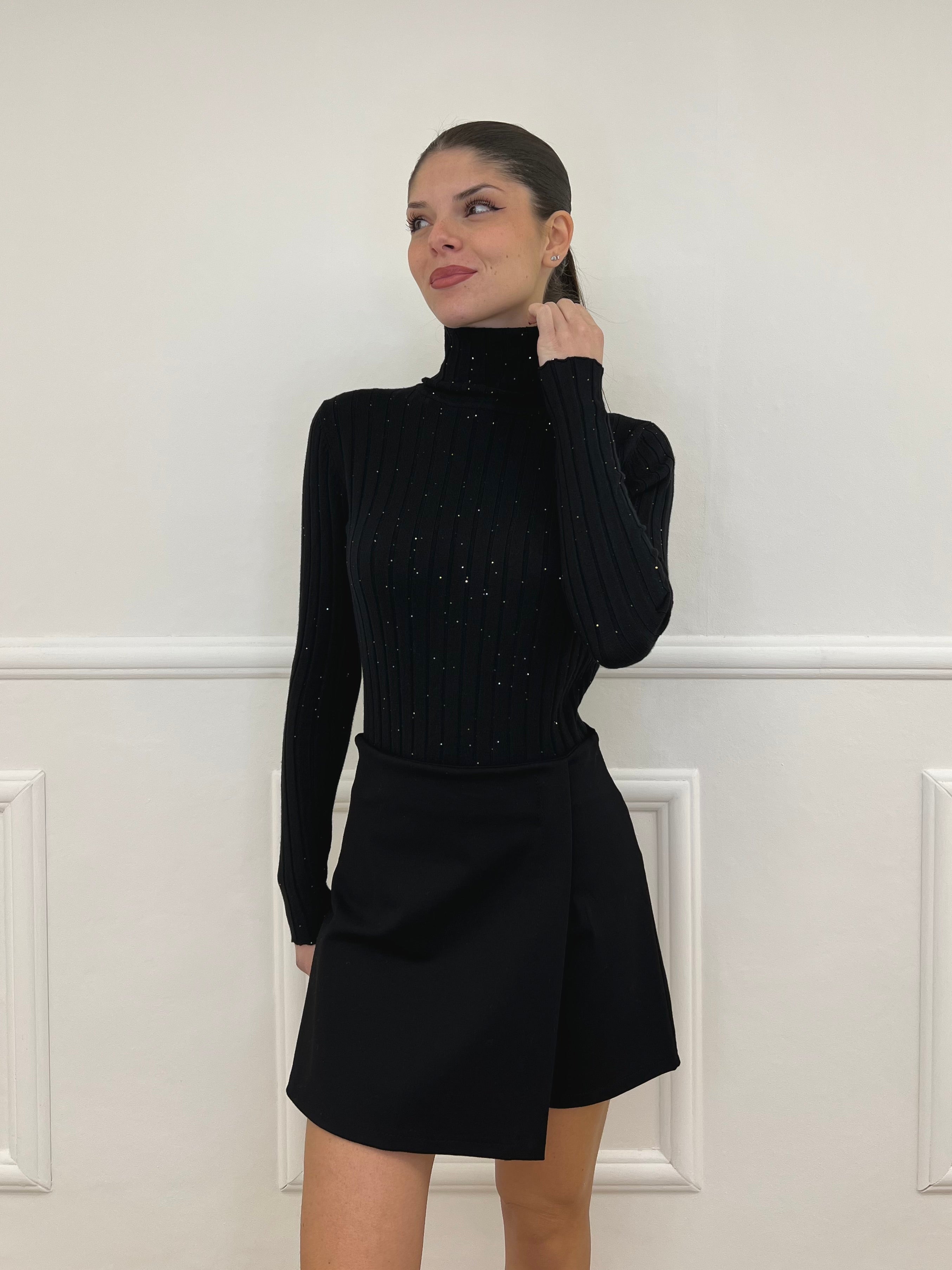 Dolcevita Coste Paillettes 5270 Nero