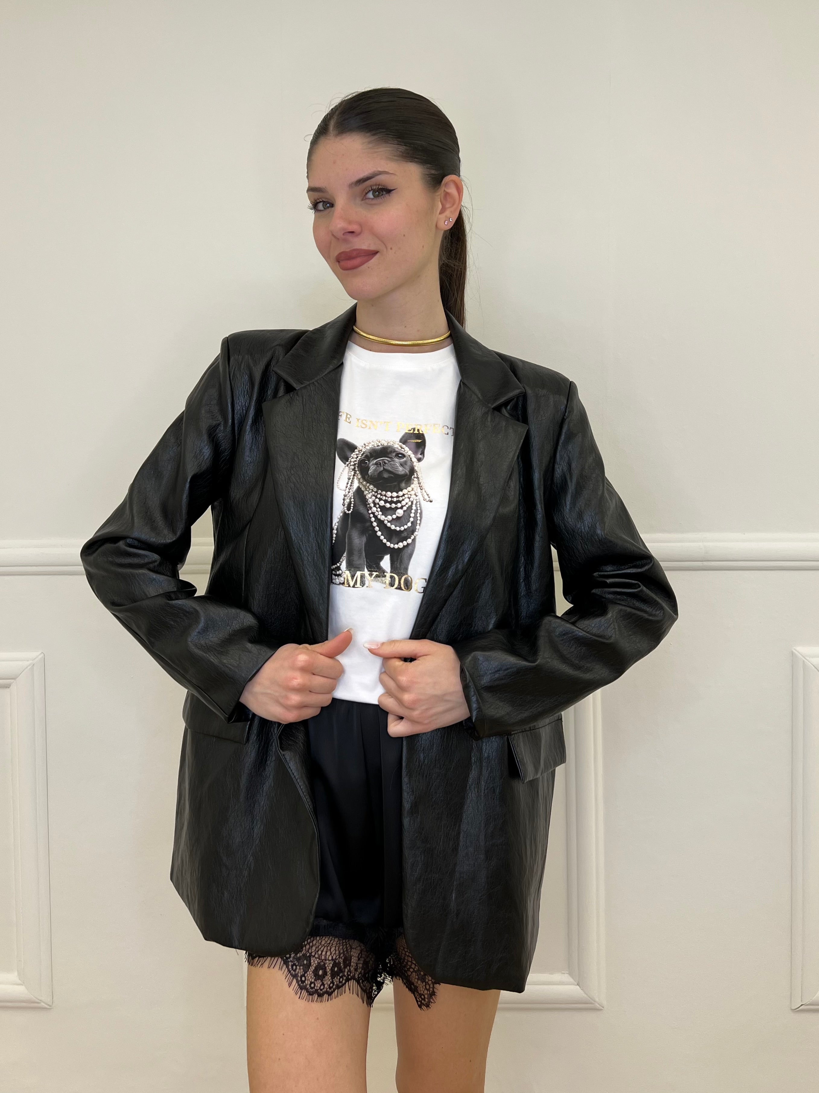 T-shirt Over Bulldog Francese