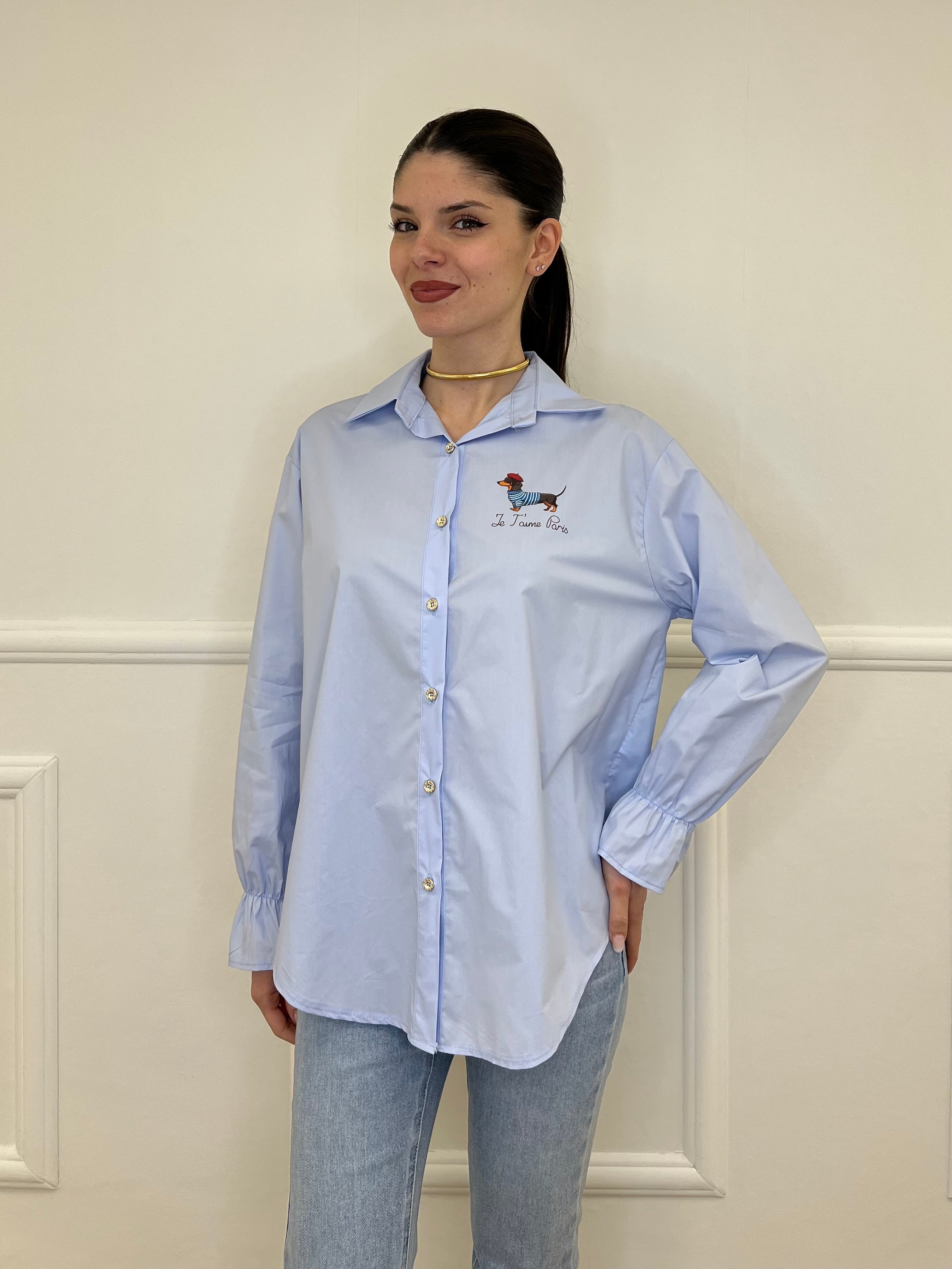 Camicia Bassotto 82080 Azzurro