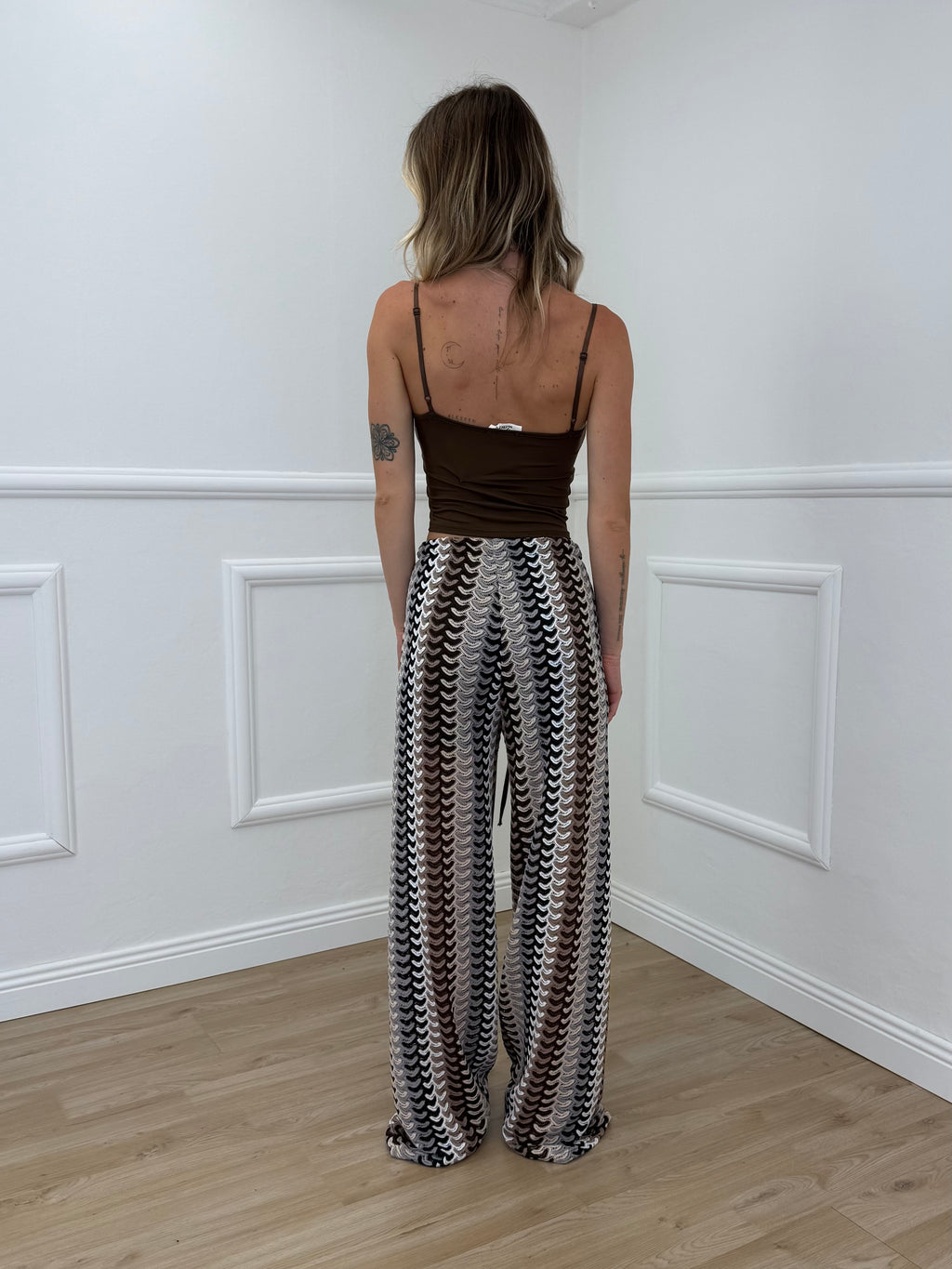 Pantalone Traforato Ondine 46943 Choco
